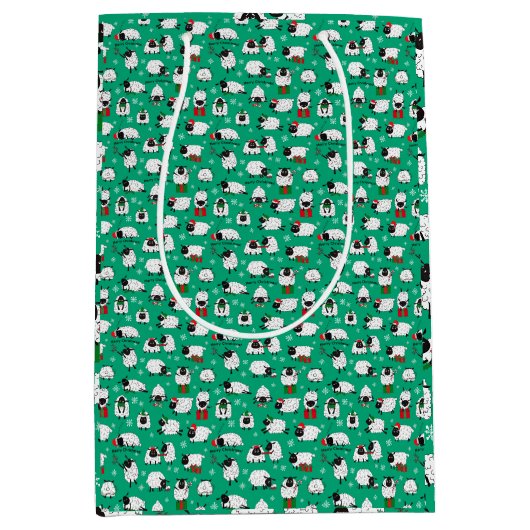 kerstschaap medium cadeauzakje (Voorkant)