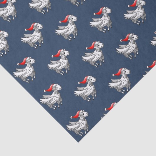 kerstschaap tissuepapier (Detail)