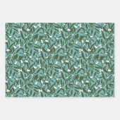 Kerstschaar, bogen, Holly en Mistletoe Inpakpapier Vel (Voorkant 3)