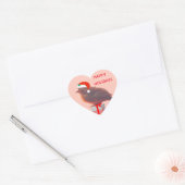 Kerstschatje Hart Sticker (Envelop)