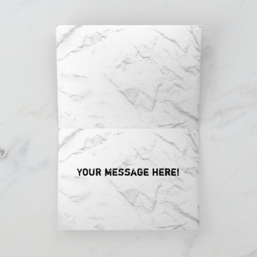 kerstschedel feestdagen kaart (Binnen)