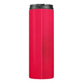 Kerstschedel met hoge hoed rood groen Halloween Thermosbeker (Achterkant)