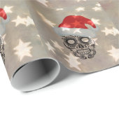 Kerstschedel met sterkop cadeaupapier (Rol Hoek)