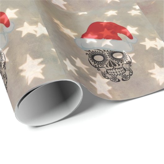 Kerstschedel met sterkop cadeaupapier (Rol Hoek)