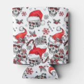 Kerstschedel Santa Koelboxxen - Feestelijk & Fun Blikjeskoeler (Achterkant)
