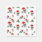 Kerstschedel servetten (Voorkant)