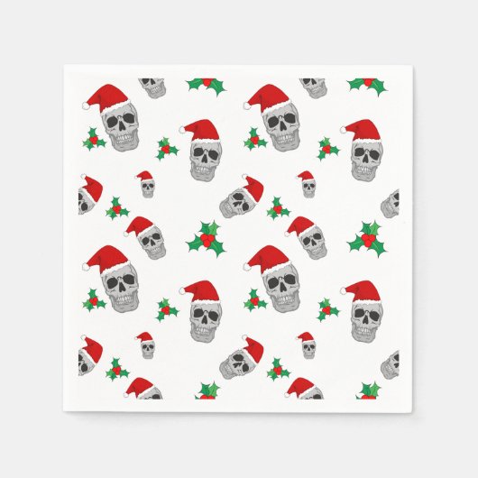 Kerstschedel servetten (Voorkant)