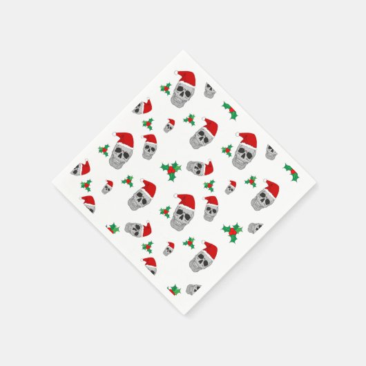 Kerstschedel servetten (Hoek)