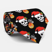 kerstschedel stropdas (Opgerold)