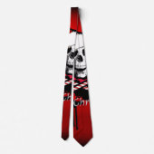 kerstschedel stropdas (Achterkant)