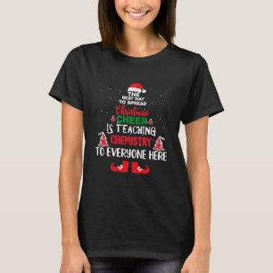 Kerstscheikundedocenten, grappige leraren t-shirt