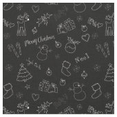 Kerstschets, zwart stof (Close Up)