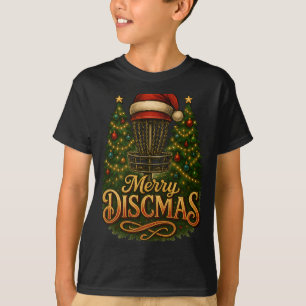 KerstschijfGolf Prettig Schijfffeest T-shirt