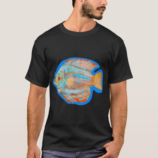 Kerstschijfvissen T-shirt (Voorkant)