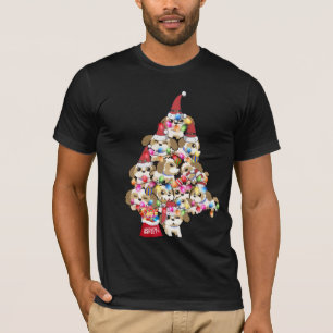 Kerstschild tzu Dog Puppy Cute T-shirt