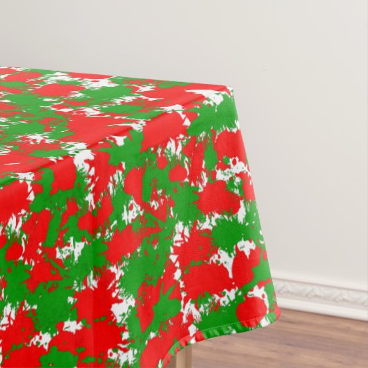 kerstschilder tafelkleed (Voorbeeld)
