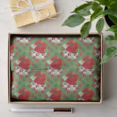 Kerstschilderafdrukken met kersttasje tissuepapier (Geschenk)