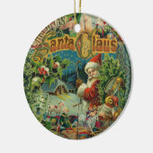  kerstschilderij keramisch ornament (Links)