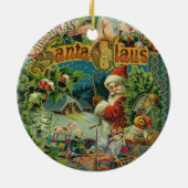  kerstschilderij keramisch ornament (Achterkant)