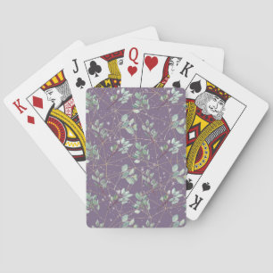 kerstschilderij pokerkaarten