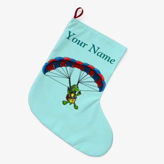 Kerstschildering Grote Kerstsok (Voorkant (Hangend))