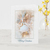 Kerstschildering Kaart (Gele Bloem)