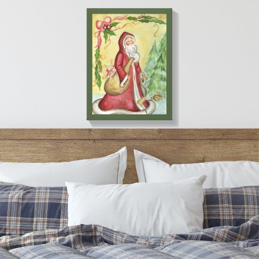 kerstschilderkunst canvas afdruk (Insitu (Slaapkamer))