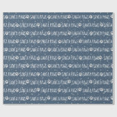 kerstschilders voor kerstschilders cadeaupapier (Vlak)