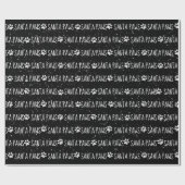 kerstschilders voor kerstschilders cadeaupapier (Vlak)