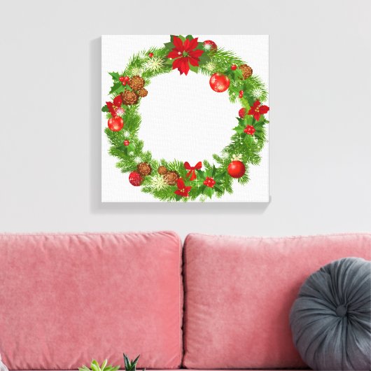 kerstschildoek canvas afdruk (Insitu (Woonkamer))