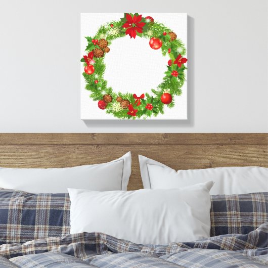 kerstschildoek canvas afdruk (Insitu (Slaapkamer))
