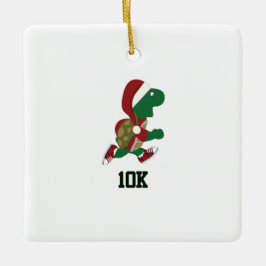 Kerstschildpad 10K Keramisch Ornament