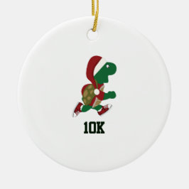 Kerstschildpad 10K Keramisch Ornament