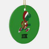 Kerstschildpad 10K Keramisch Ornament (Rechts)