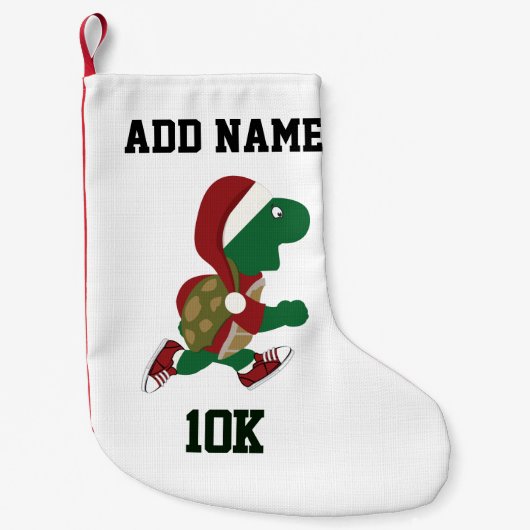 Kerstschildpad 10K Kleine Kerstsok (Voorkant)