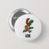 Kerstschildpad 10K Ronde Button 5,7 Cm (Voorkant /achterkant)