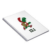 Kerstschildpad 13.1 notitieboek (Rechterzijde)