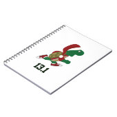 Kerstschildpad 13.1 notitieboek (Linkerzijde)