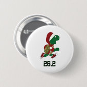 Kerstschildpad 26.2 ronde button 5,7 cm (Voorkant /achterkant)