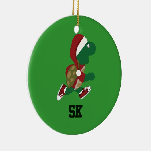 Kerstschildpad 5.000 keramisch ornament (Rechts)