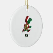 Kerstschildpad 5.000 keramisch ornament (Rechts)