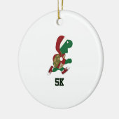Kerstschildpad 5.000 keramisch ornament (Links)