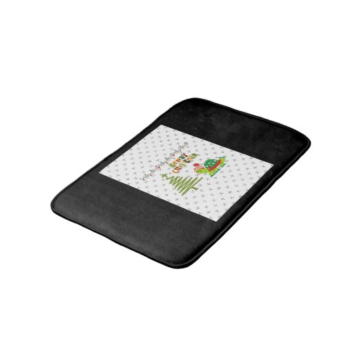 Kerstschildpad A-Line Jurk Badmat (Gekanteld)