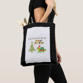 Kerstschildpad A-Line Jurk Tote Bag (Dichtbij)