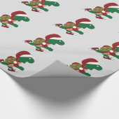 Kerstschildpad Cadeaupapier (Hoek)