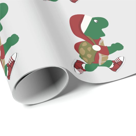 Kerstschildpad Cadeaupapier (Rol Hoek)