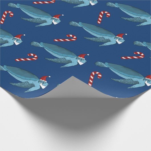 Kerstschildpad Cadeaupapier (Hoek)