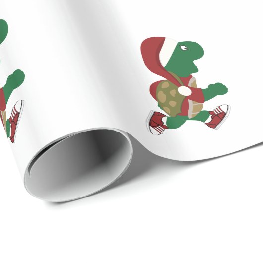 Kerstschildpad Cadeaupapier (Rol Hoek)