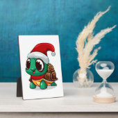 Kerstschildpad Fotoplaat (Zijkant)