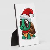 Kerstschildpad Fotoplaat (Zijkant)